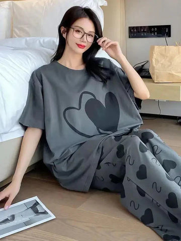 N-Double Heart Pj Drop